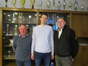 Bild: v.l Stephan Gucanin (2. Vorsitz.), Alexander Laue, Christian Marke (1. Vorsitz)